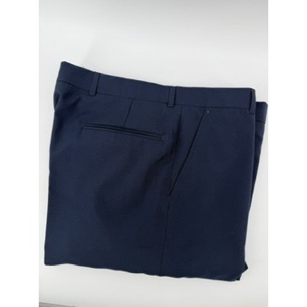 Vintage JG Hook Mens Navy Blue Flat Front Dress‎ Pants Slacks Yugoslavia 34